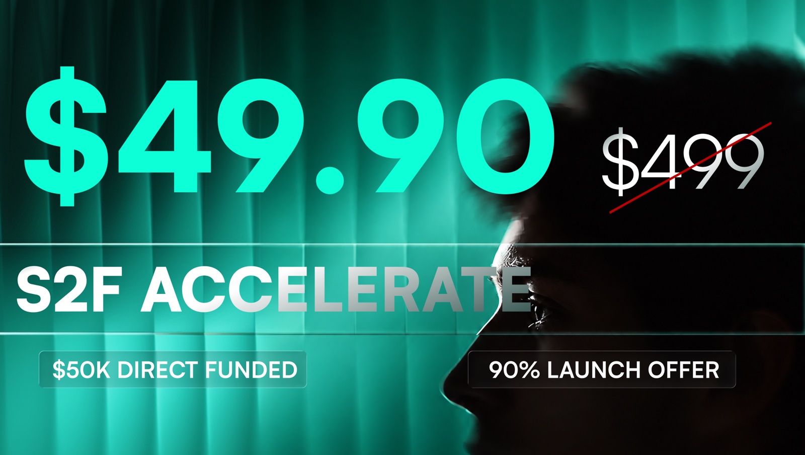 FFF S2F Accelerate: a $50K funded account for $49.90